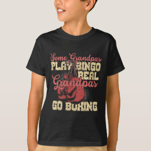 Camiseta Avôs de Verdade Vão para o Boxe Presentes Divertid