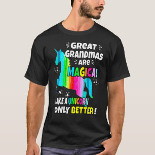 Camiseta Avós excelentes são mágicos como uma aposta de Uni