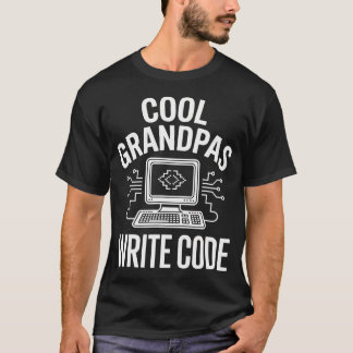 Camiseta Avôs Legais Escrevem Código Programador Cômico Cod