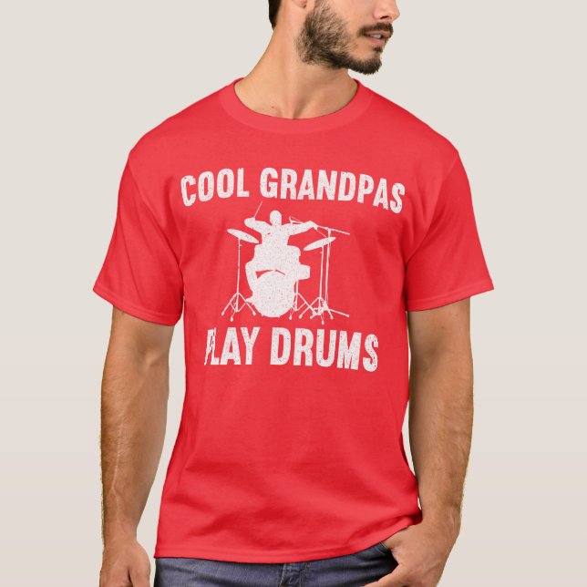 Camiseta Avôs Legais Tocam Tambores Tambores Tambores Dia d (Frente)