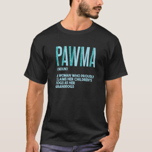 Camiseta Avós Melhor Cachorro Vovó Pawma 10