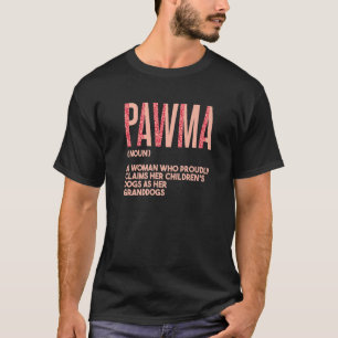 Camiseta Avós Melhor Cão Vovó Pawma 4