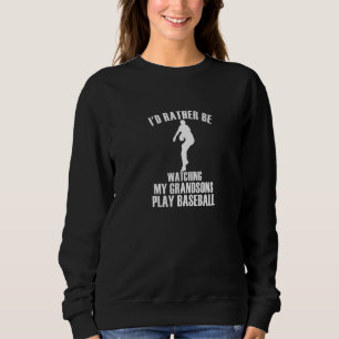 Camiseta Avós Preferem Assistir Meus Netos Jogarem Beisebol