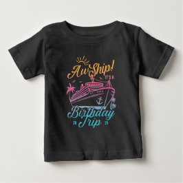 Camiseta Aw Ship Custom Birthday Cruise Group Combinação