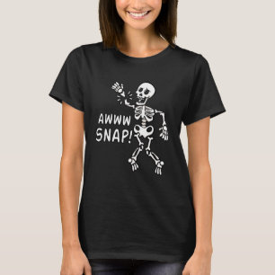 Camiseta Aw Snap Arm Quebrado Lesões do Esqueleto Cirurgia 