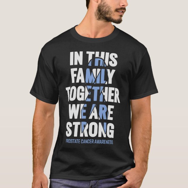 Camiseta Awa do Cancer de próstata da família de suporte ao (Frente)