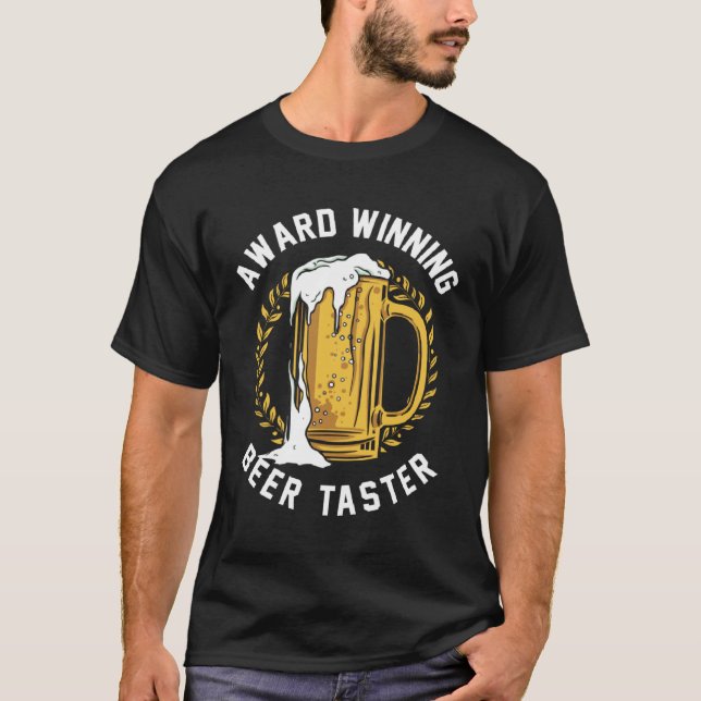 Camiseta Award Winning Beer Taster (Frente)