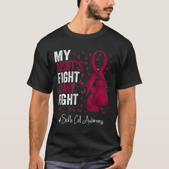 Camiseta Awarenes de Células Falsiformes da Tia Sobrevivent (Frente)