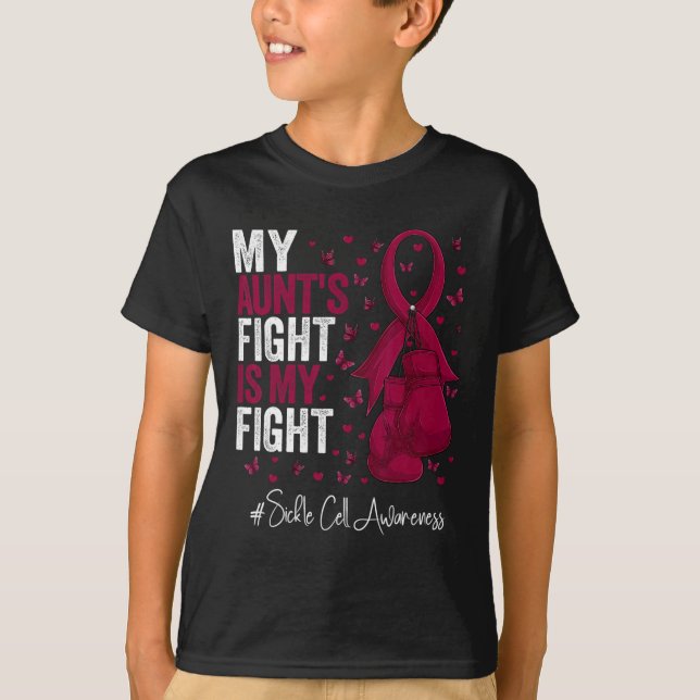 Camiseta Awarenes de Células Falsiformes da Tia Sobrevivent (Frente)