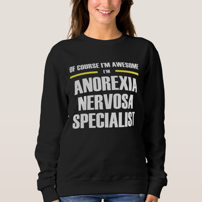 Camiseta Awesome Anorexia Nervosa Specialist (Frente)