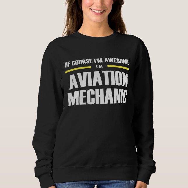 Camiseta Awesome Aviation Mechanic (Frente)