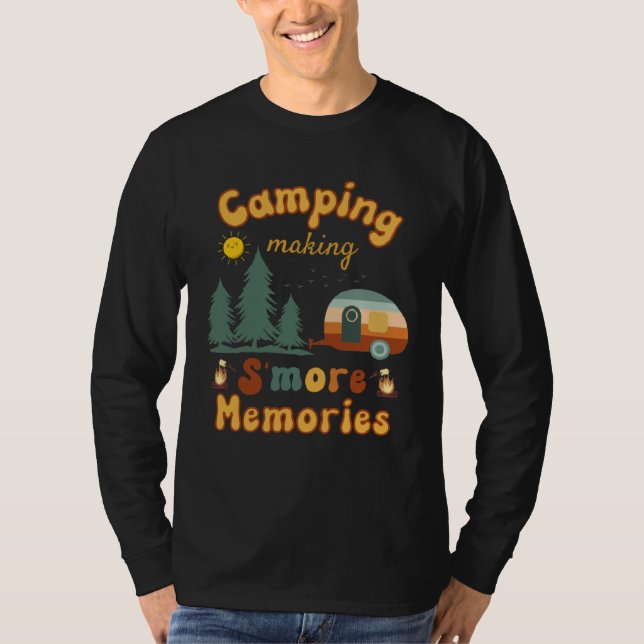 Camiseta Awesome Camping Making S more Memories Camping (Frente)