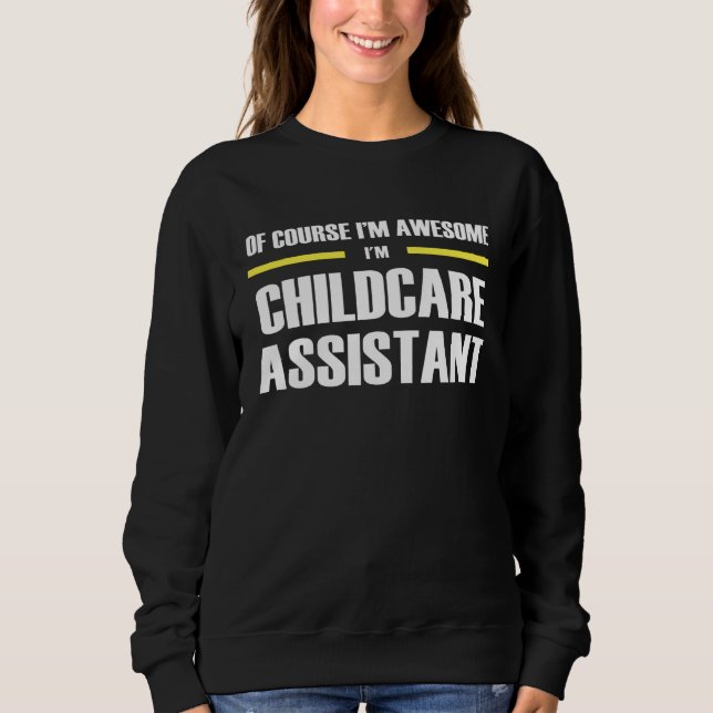 Camiseta Awesome Childcare Assistant (Frente)