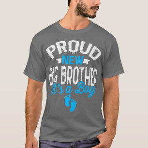 Camiseta Awesome Cool Proud New Big Brother It's A Boy Gend