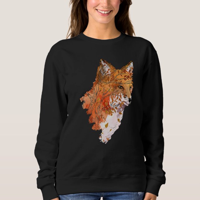 Camiseta Awesome Fox   Tree Fox Wildlife  Women Men (Frente)