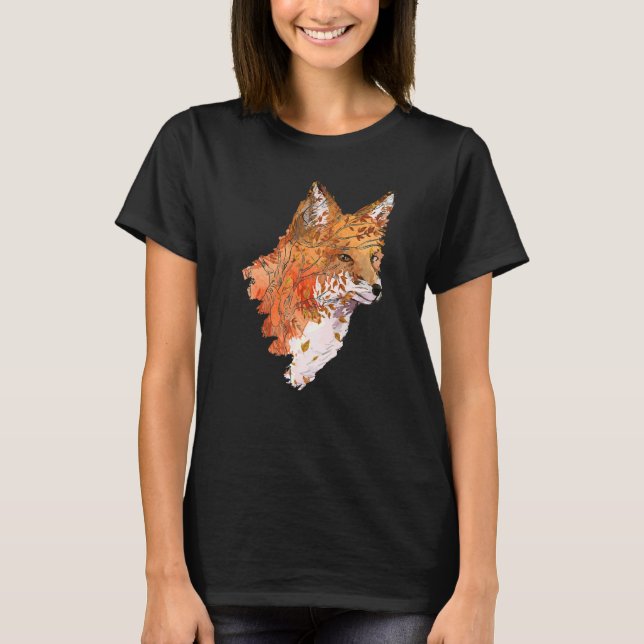 Camiseta Awesome Fox   Tree Fox Wildlife  Women Men (Frente)