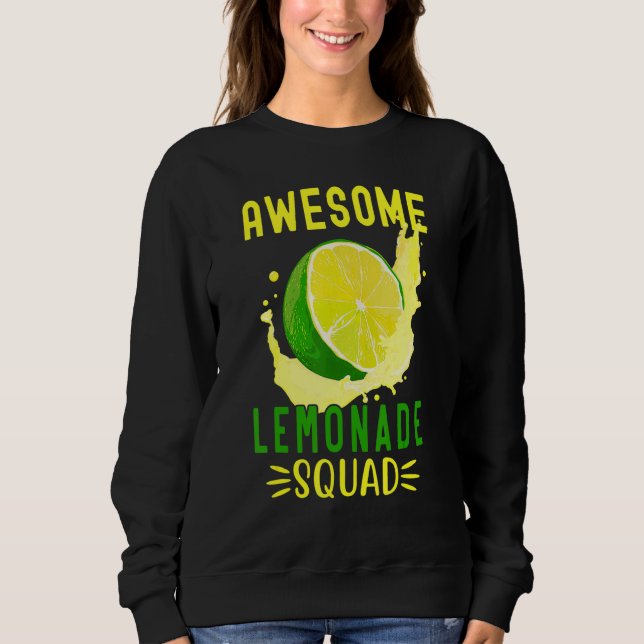 Camiseta Awesome Lemonade Squad For Lemonade Stand Summer V (Frente)