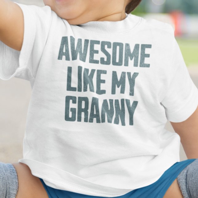 Camiseta AWESOME LIKE MY GRANNY Funny (Criador carregado)