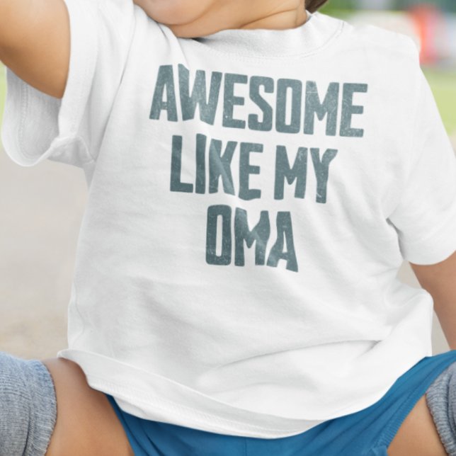 Camiseta AWESOME LIKE MY OMA Funny (Criador carregado)
