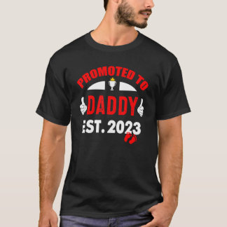 Camiseta Awesome Promoted To Daddy 2023   Pregnancy Announc