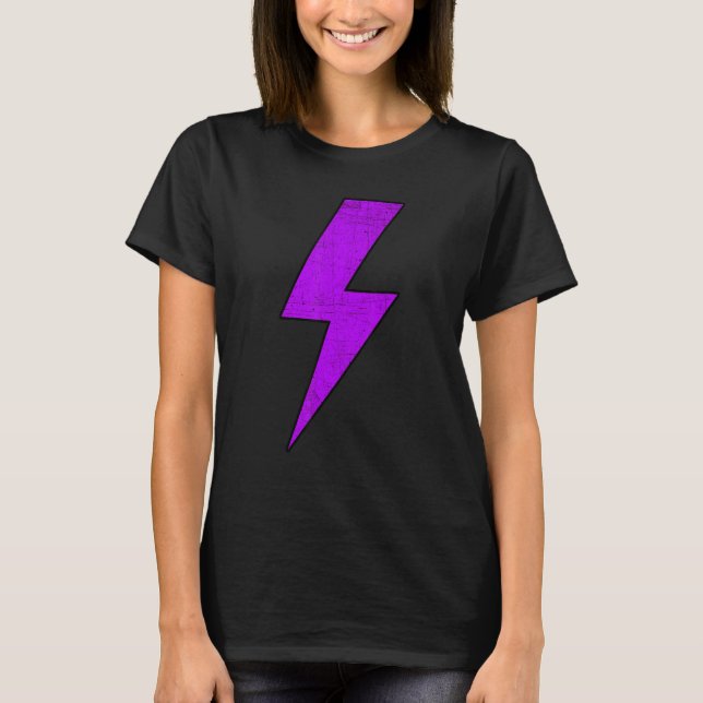 Camiseta Awesome Retro Distressed Front & Back PURPLE Light (Frente)
