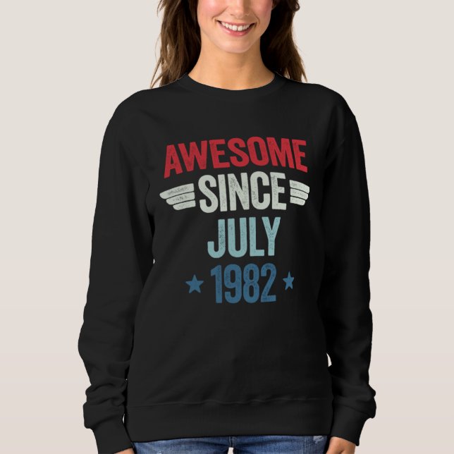 Camiseta Awesome Since July 1982 (Frente)