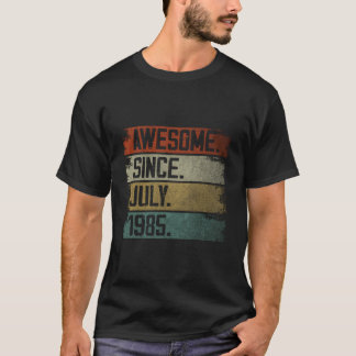 Camiseta Awesome Since July 1985 38Th 38