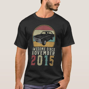 Camiseta Awesome Since November 2015 7 Years Old 7th Birthd
