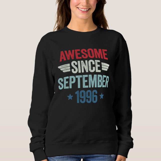 Camiseta Awesome Since September 1996 (Frente)