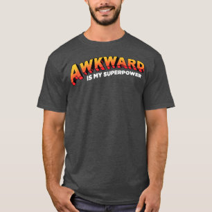Camiseta Awkward é o meu superpoder
