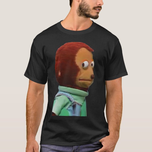 Camiseta Awkward Monkey Puppet Meme (Frente)
