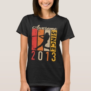 Camiseta Awsome Desde 2013 Jogador De Baseball