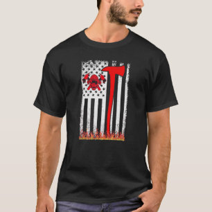 Camiseta Ax American Flag Thin Red Li