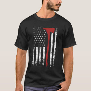 Camiseta Ax American Flag Thin Red Li