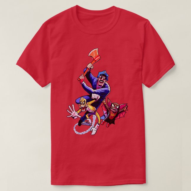Camiseta Ax Cop Merch (Frente do Design)
