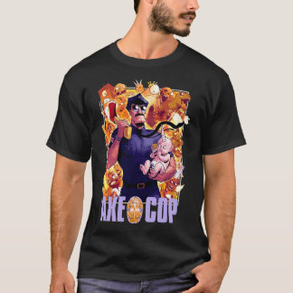Camiseta Ax Cop Merch Classic TSirt