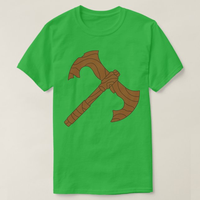 Camiseta Ax de madeira (Frente do Design)