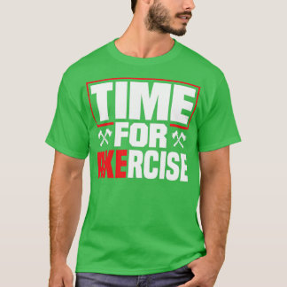 Camiseta Ax Hatchet Jogando Hatchet Ax Theler Tempo Para Um