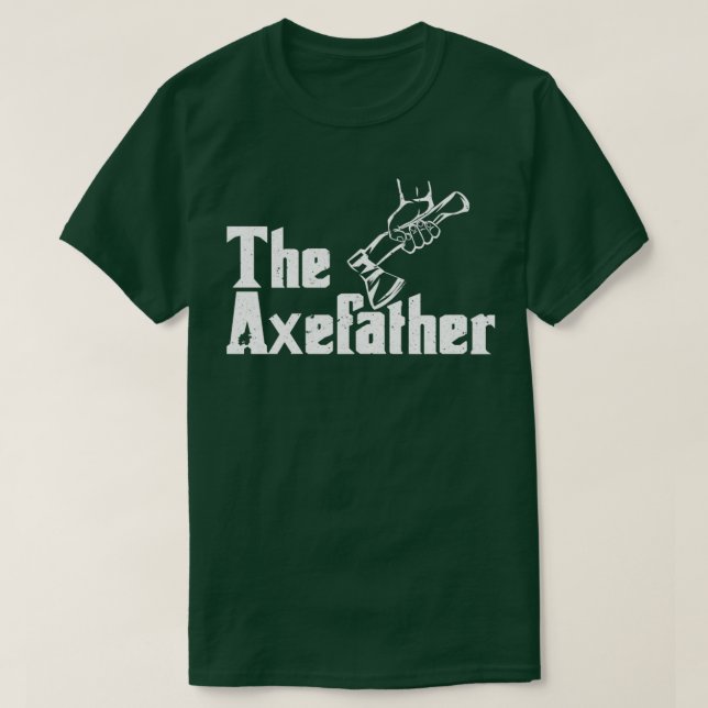 Camiseta Ax Jogando A Vinação Legal Axefather Hatchet G (Frente do Design)