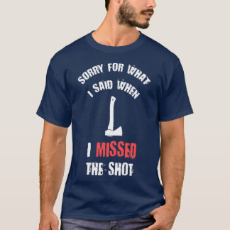 Camiseta Ax Jogando Desculpa Pelo Que Eu Disse Quando Senti