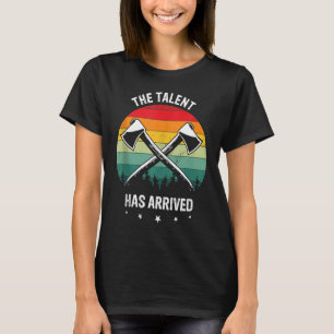Camiseta Ax Jogando o Talento chegou Hatchet Tossin