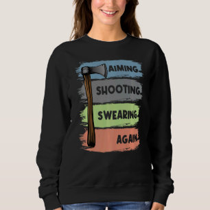 Camiseta Ax Jogando Relógios De Hatchet Aimitando O Swea