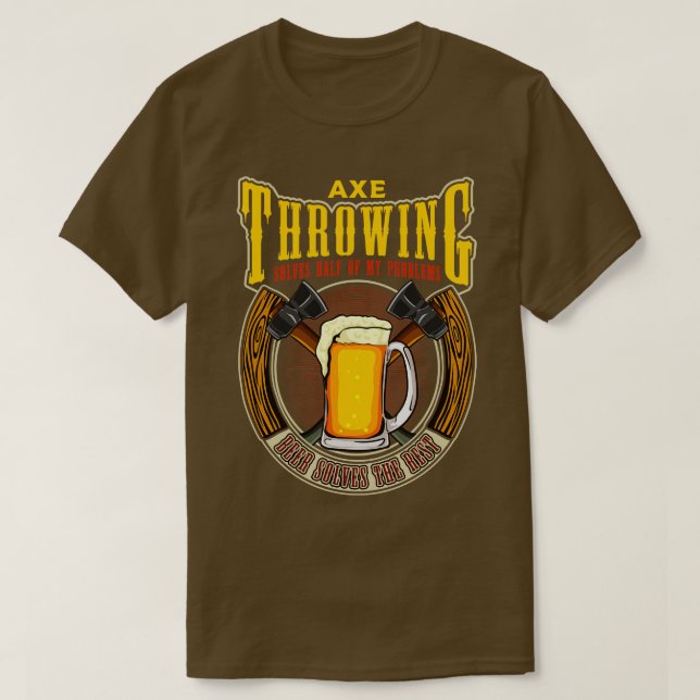 Camiseta Ax Jogar Resolve Metade dos meus Problemas Engraça (Frente do Design)