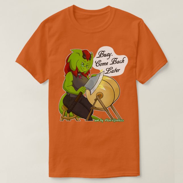 Camiseta Ax Ocupado De Apartilhamento De Retsis Volta Mais  (Frente do Design)