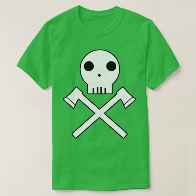 Camiseta Ax Skull 3 (Frente do Design)