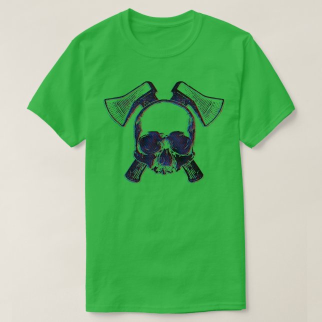 Camiseta Ax Skull 4 (Frente do Design)
