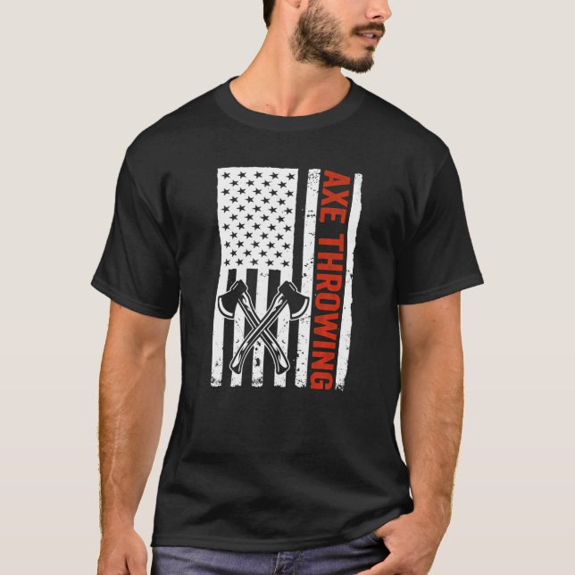 Camiseta Ax Thatchet Ax, Bandeira dos EUA (Frente)