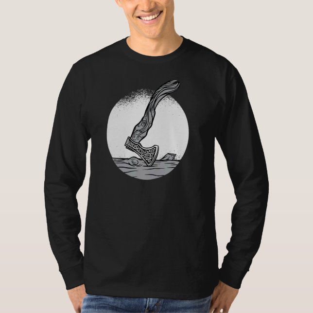 Camiseta Ax Thrower Lumberjack Ax Thwing (Frente)