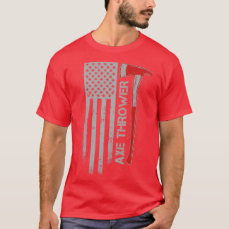 Camiseta Ax Throwi, Bandeira Americana,