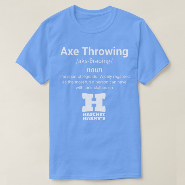 Camiseta Ax Throwing 105 (Frente do Design)